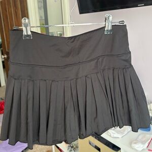 Classic Black Pleated Mini Skirt
